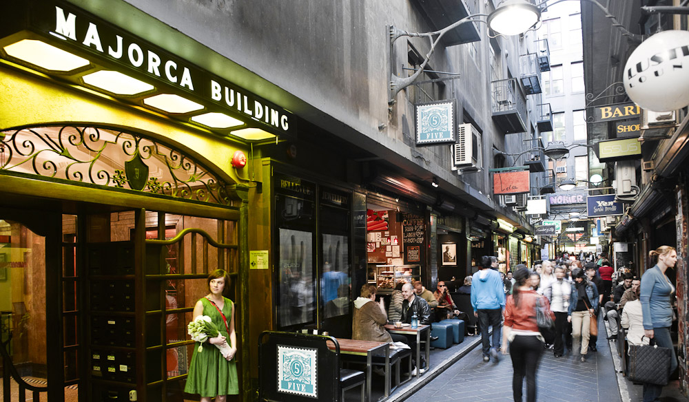 Exterior of the Majorca Building in Centre Place